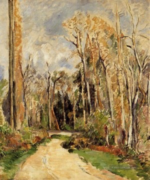 L Estaque Ansicht durch die Bäume Paul Cezanne Szenerie Ölgemälde
